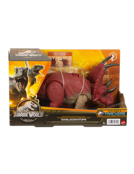MTHLP14_HLP16,Jurassic World Dino Trackers Wild Roar Dinozaur Diabloceratops