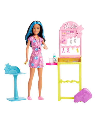 MTHKD78,Barbie Papusa Barbie Skipper First Jobs Ear Piercer MTHKD78,Barbie Papusa Barbie Skipper First Jobs Ear Piercer