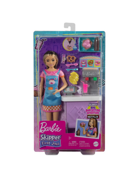 MTHKD79,Barbie Papusa Skipper First Jobs Snack Bar MTHKD79,Barbie Papusa Skipper First Jobs Snack Bar