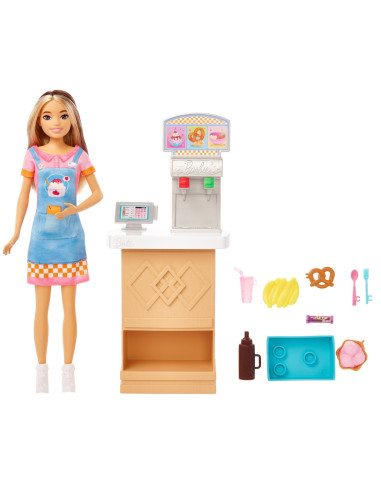 MTHKD79,Barbie Papusa Skipper First Jobs Snack Bar MTHKD79,Barbie Papusa Skipper First Jobs Snack Bar