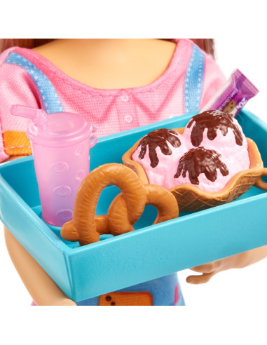 MTHKD79,Barbie Papusa Skipper First Jobs Snack Bar MTHKD79,Barbie Papusa Skipper First Jobs Snack Bar