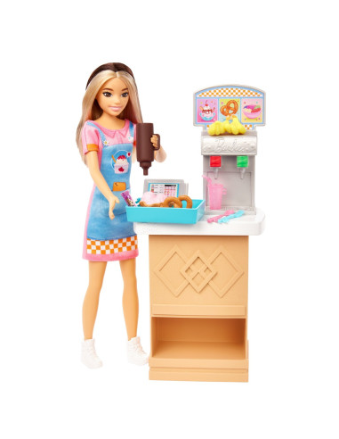 MTHKD79,Barbie Papusa Skipper First Jobs Snack Bar MTHKD79,Barbie Papusa Skipper First Jobs Snack Bar