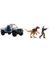 MTHKY13,Jurassic World Dino Trackers Set Camioneta Search And Smash Si Dinozaur Atrociraptor