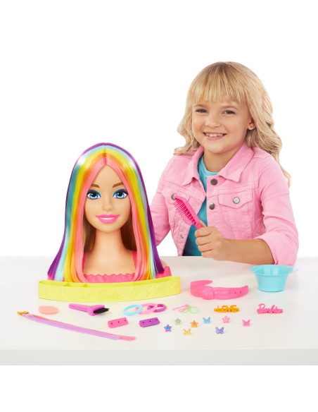 MTHMD78,Barbie Color Reveal Bust Barbie Deluxe Beauty Model