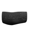 GM902A-BK-BL,Tastatura bluetooth si wireless Delux GM902A neagra iluminare alba