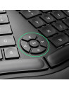 GM902A-BK-BL,Tastatura bluetooth si wireless Delux GM902A neagra iluminare alba