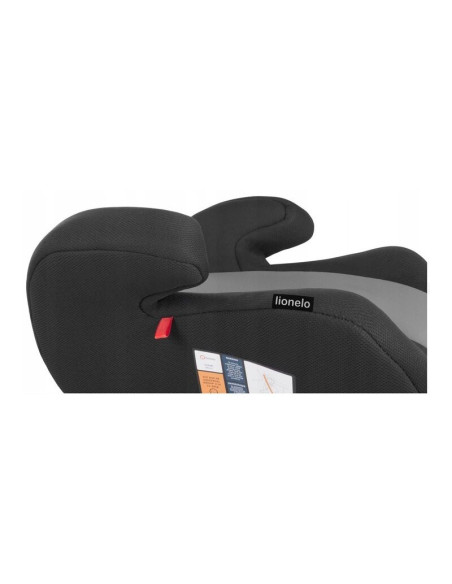 BN-LO-LUUK_BLACK/GREY,Lionelo - Inaltator auto Luuk, 15-36 Kg, Conform cu standardul european de securitate ECER44/04, Negru