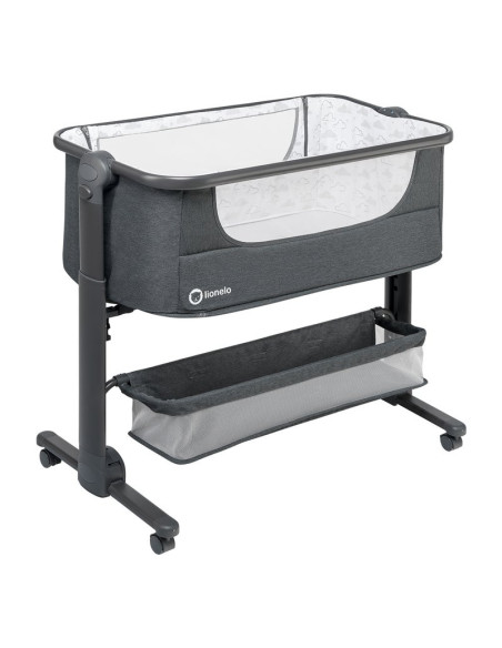 BN-LO-TIMON,Lionelo - Patut co-sleeper Timon Pliabil, 3 in 1, Cu setare unghiulara, Reglabil in 6 pozitii pe inaltime, Din Alumi