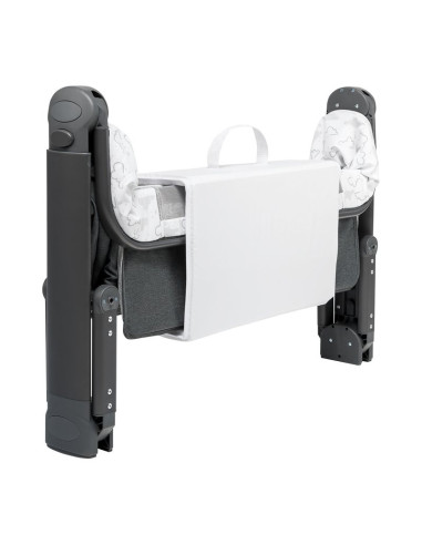 BN-LO-TIMON,Lionelo - Patut co-sleeper Timon Pliabil, 3 in 1, Cu setare unghiulara, Reglabil in 6 pozitii pe inaltime, Din Alumi