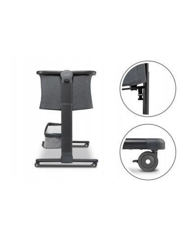 BN-LO-TIMON,Lionelo - Patut co-sleeper Timon Pliabil, 3 in 1, Cu setare unghiulara, Reglabil in 6 pozitii pe inaltime, Din Alumi