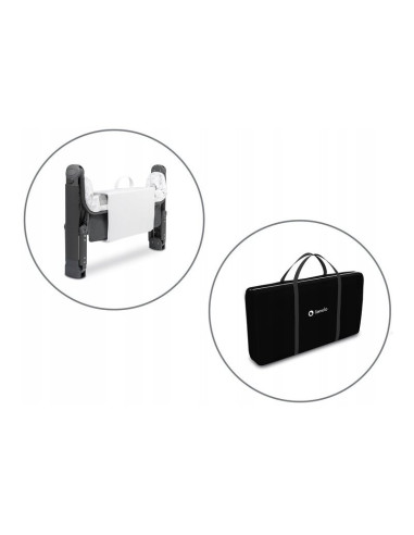 BN-LO-TIMON,Lionelo - Patut co-sleeper Timon Pliabil, 3 in 1, Cu setare unghiulara, Reglabil in 6 pozitii pe inaltime, Din Alumi