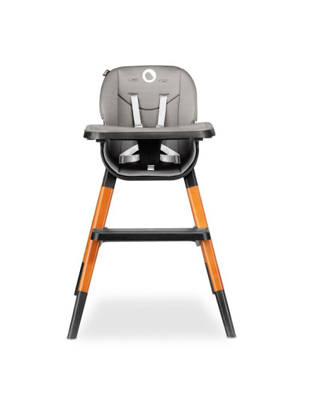 BN-LO-MONA_BLACK_ONYX,Lionelo - Scaun de masa Mona, 4 in 1, Transformabil, Reglabil in inaltime in 3 pozitii, Conform cu standar