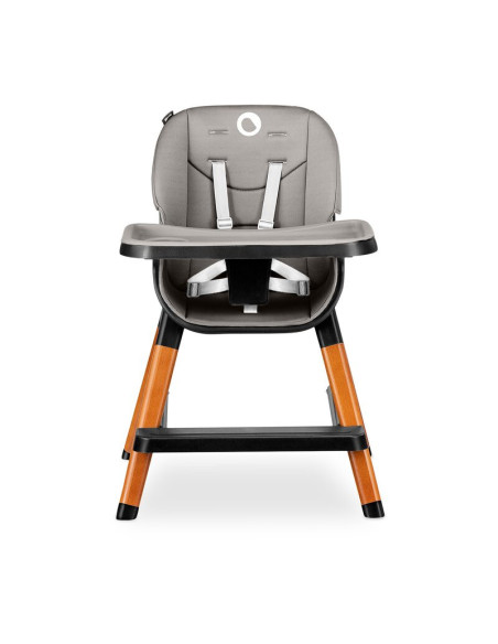 BN-LO-MONA_BLACK_ONYX,Lionelo - Scaun de masa Mona, 4 in 1, Transformabil, Reglabil in inaltime in 3 pozitii, Conform cu standar