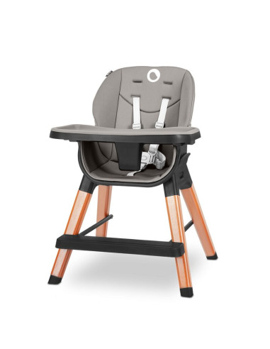 BN-LO-MONA_BLACK_ONYX,Lionelo - Scaun de masa Mona, 4 in 1, Transformabil, Reglabil in inaltime in 3 pozitii, Conform cu standar