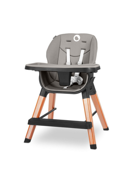 BN-LO-MONA_BLACK_ONYX,Lionelo - Scaun de masa Mona, 4 in 1, Transformabil, Reglabil in inaltime in 3 pozitii, Conform cu standar