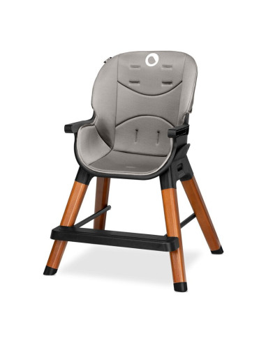 BN-LO-MONA_BLACK_ONYX,Lionelo - Scaun de masa Mona, 4 in 1, Transformabil, Reglabil in inaltime in 3 pozitii, Conform cu standar