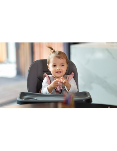 BN-LO-MONA_BLACK_ONYX,Lionelo - Scaun de masa Mona, 4 in 1, Transformabil, Reglabil in inaltime in 3 pozitii, Conform cu standar