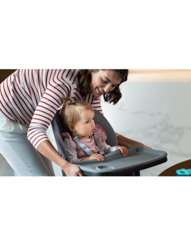 BN-LO-MONA_BLACK_ONYX,Lionelo - Scaun de masa Mona, 4 in 1, Transformabil, Reglabil in inaltime in 3 pozitii, Conform cu standar