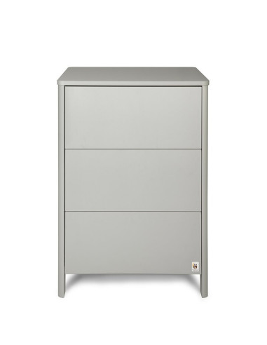 BN-YAPPYMINI_GREY,Comoda de infasat YappyMini din lemn, Cu trei sertare, Cu blat de infasat detasabil, YappyKids, 65x54x90 cm, G