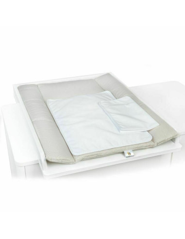 BN-YAPPYNatureSand,Saltea de infasat YappyNatureSand cu doua cearceafuri impermeabile, YappyKids, 73x55 cm, Bej