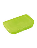 Cutie sandwich plastic Herlitz 50033232, 2 compartimente, Verde