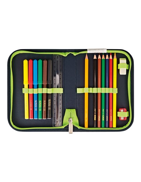 50043118,Ghiozdan echipat loop plus, motiv funky ninja