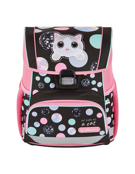 50043088,Ghiozdan echipat loop plus, motiv cute cat