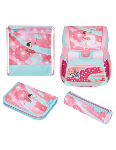 50043064,Ghiozdan echipat loop plus, motiv ballet love