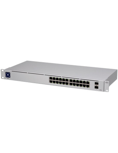 USW-24-EU,Ubiquiti UniFi Switch 24 is a fully managed Layer 2 switch with (24) Gigabit Ethernet ports and (2) Gigabit SFP ports 
