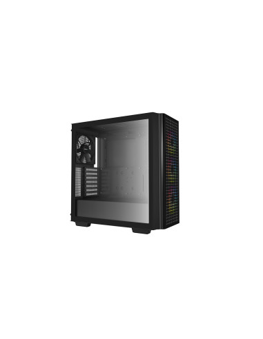 R-CG540-BKAGE4-G-1,CARCASA DEEPCOOL CG540, Middle Tower E-ATX, fara sursa, sticla securizata, 3 x 120mm RGB fan, 1 x 140mm black