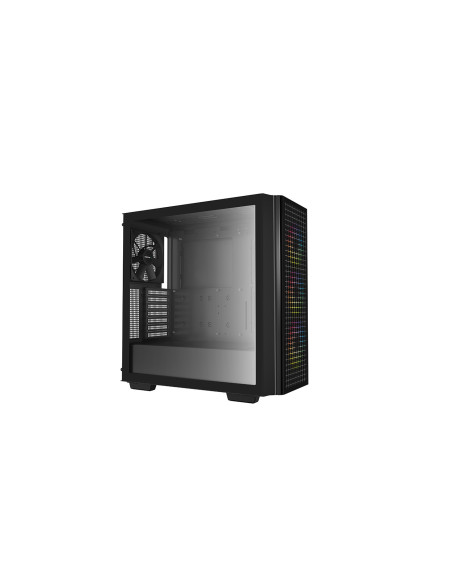 R-CG540-BKAGE4-G-1,CARCASA DEEPCOOL CG540, Middle Tower E-ATX, fara sursa, sticla securizata, 3 x 120mm RGB fan, 1 x 140mm black