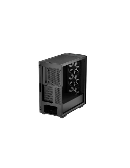 R-CG540-BKAGE4-G-1,CARCASA DEEPCOOL CG540, Middle Tower E-ATX, fara sursa, sticla securizata, 3 x 120mm RGB fan, 1 x 140mm black