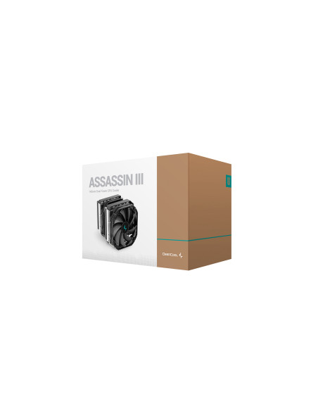 DP-GS-MCH7-ASN-3,COOLER DEEPCOOL ASSASSIN III, skt. universal, racire cu aer, vent.140mm, x 2 1400rpm, (include TV 1.75 lei), "D