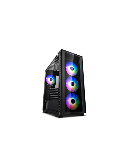 DP-ATX-MATREXX50-AR-4F-NE,CARCASA DEEPCOOL MATREXX 50 ADD-RGB 4F, Middle Tower E-ATX, fara sursa, sticla securizata, 4 x fan, US
