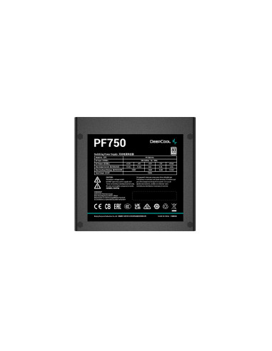 R-PF750D-HA0B-EU,SURSA DeepCool PF750D, 750W (real), 120mm silent fan, 80 PLUS White, 4x PCI-E (6+2), 6x S-ATA "PF700" "R-PF750D