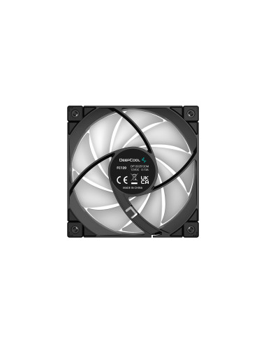 R-FC120-BKAMN1-G-1,VENTILATOR DeepCool PC FC120, 120x120x25 mm, 1800rpm, control PWM, LED, 1 ventilator, 4-pin PWM, negru, "R-FC