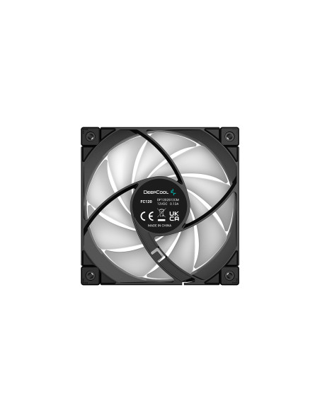 R-FC120-BKAMN1-G-1,VENTILATOR DeepCool PC FC120, 120x120x25 mm, 1800rpm, control PWM, LED, 1 ventilator, 4-pin PWM, negru, "R-FC