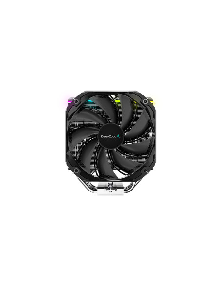 R-AS500-BKNLMP-G,COOLER DEEPCOOL, skt. universal, racire cu aer, vent. 120mm x 2, 1200rpm, LED RGB, "AS500 PLUS", "R-AS500-BKNLM