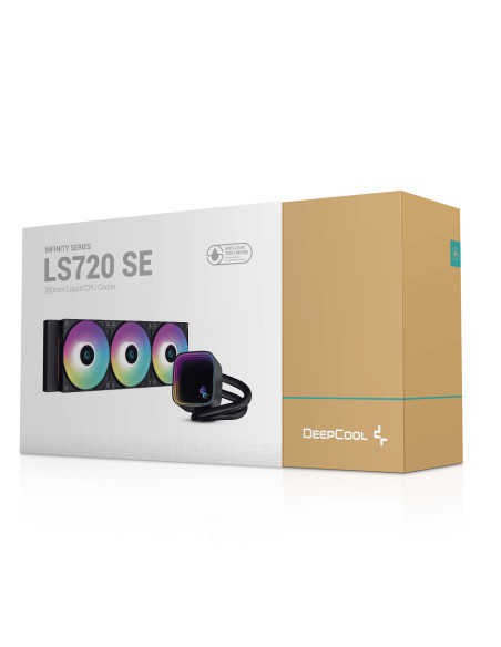 R-LS720-BKAMMM-G-1,COOLER DEEPCOOL, skt. universal, racire cu lichid, vent. 120mm x 3, 2250rpm, LED RGB adresabil, "LS720 SE", "