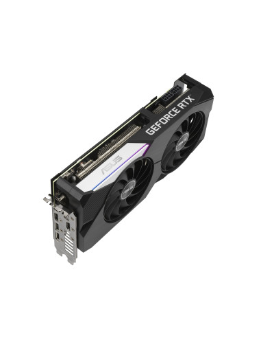 DUAL-RTX3070-O8G-V2,ASUS Dual NVIDIA GeForce RTX 3070 V2 OC Edition Gaming Graphics Card PCIe 4.0 8GB GDDR6 memory LHR HDMI 2.1 
