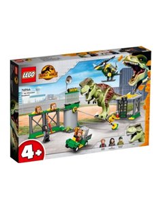 76944,LEGO Jurassic World: World evadarea dinozaurului T.REX 140 de piese