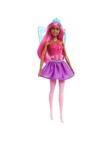MTFWK85_GXD60,Barbie Papusa Barbie Zana Cu Par Roz