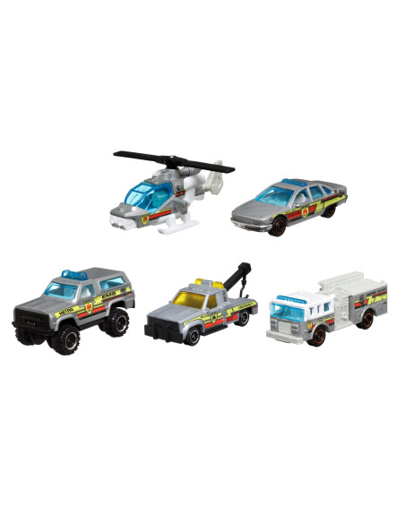MTC1817_ HKY24,Matchbox Set 5 Masinute Metalice Mbx City Drivers Ii Scara 1:64