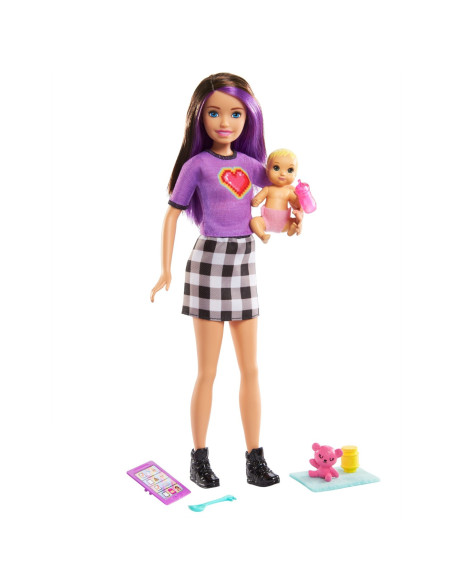 MTGRP10_GRP11,Barbie Papusa Skipper First Jobs Babysitter Papusa Satena