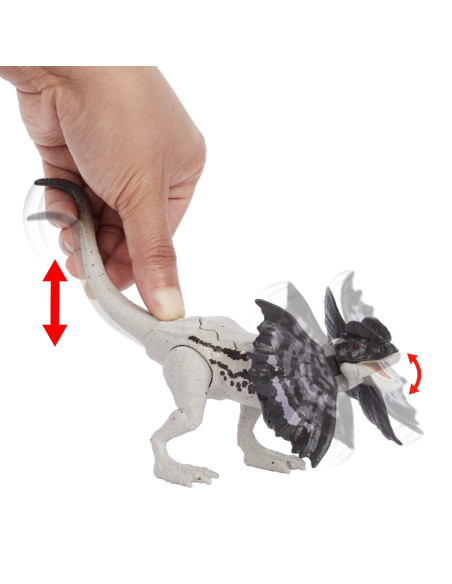 MTHLN63_HLN70,Jurassic World Dino Trackers Strike Attack Dinozaur Dilophosaurus