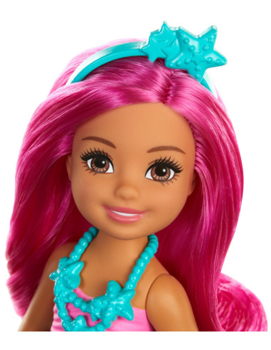 MTGJJ85_GJJ86,Barbie Dreamtopia Papusa Chelsea Sirena Roz