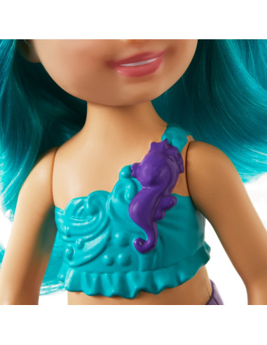 MTGJJ85_GJJ89,Barbie Dreamtopia Papusa Chelsea Sirena Albastra