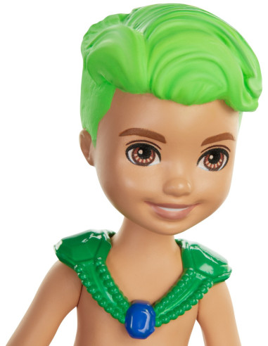 MTGJJ85_GJJ91,Barbie Dreamtopia Papusa Chelsea Sirena Verde
