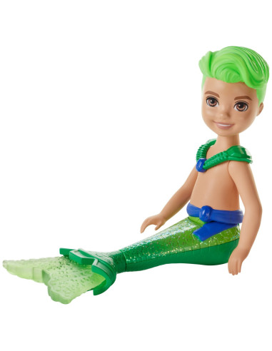MTGJJ85_GJJ91,Barbie Dreamtopia Papusa Chelsea Sirena Verde
