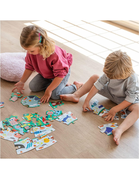 1105581,Puzzle - Descopera imagini ascunse (25 piese)